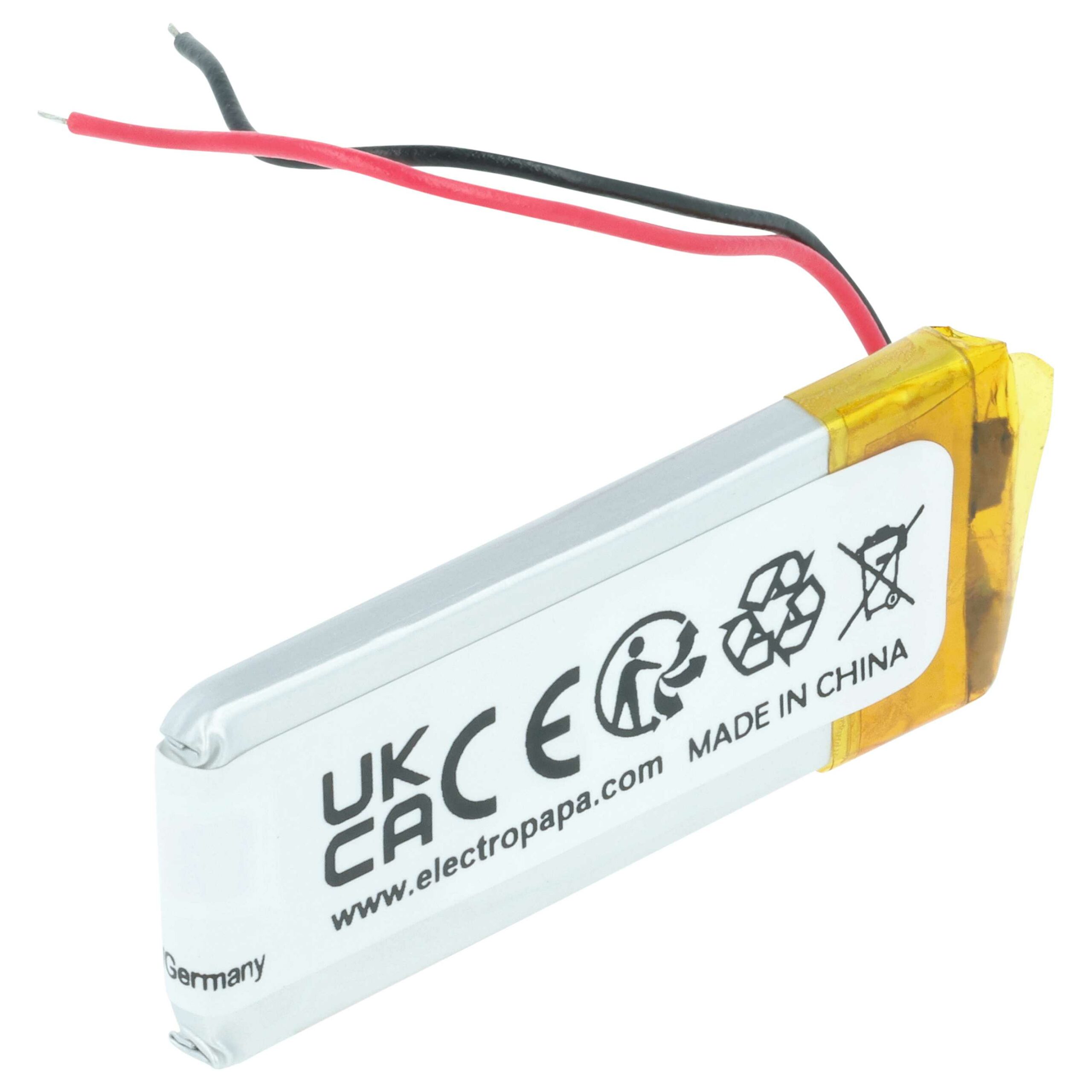 Bateria vhbw 110 mAh 3.7V Li-polymer para MP3 Apple (616-0531) - Image 2