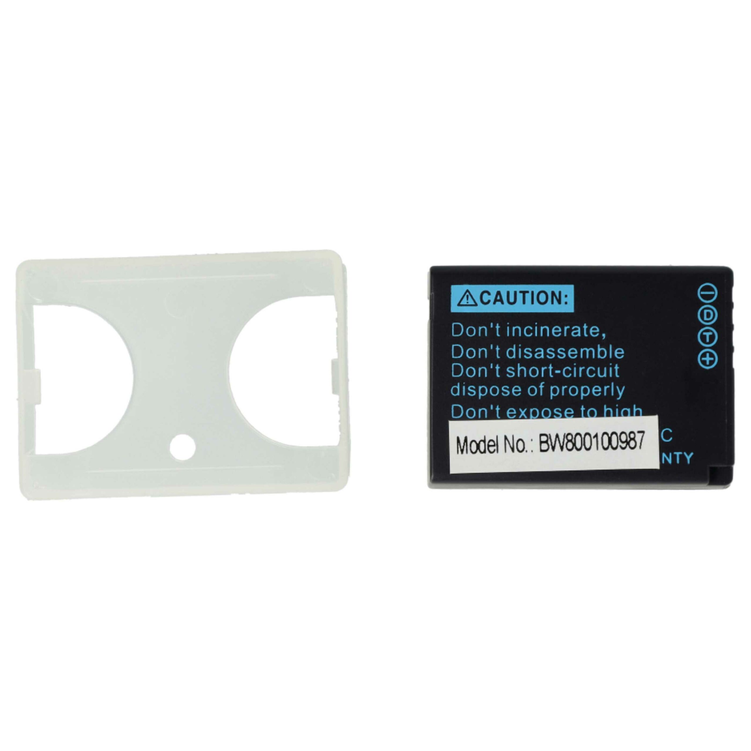 2x Bateria substitui Leica BP-DC7E, BP-DC7 - 750mAh, 3.6V, Li-Ion vhbw - Image 4