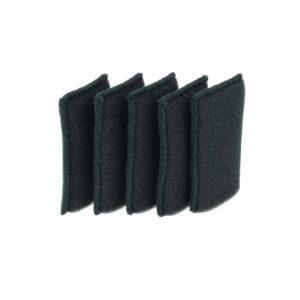 5x Filtros de Espuma para Aspirador Einhell - Substitui Acessório 2351135