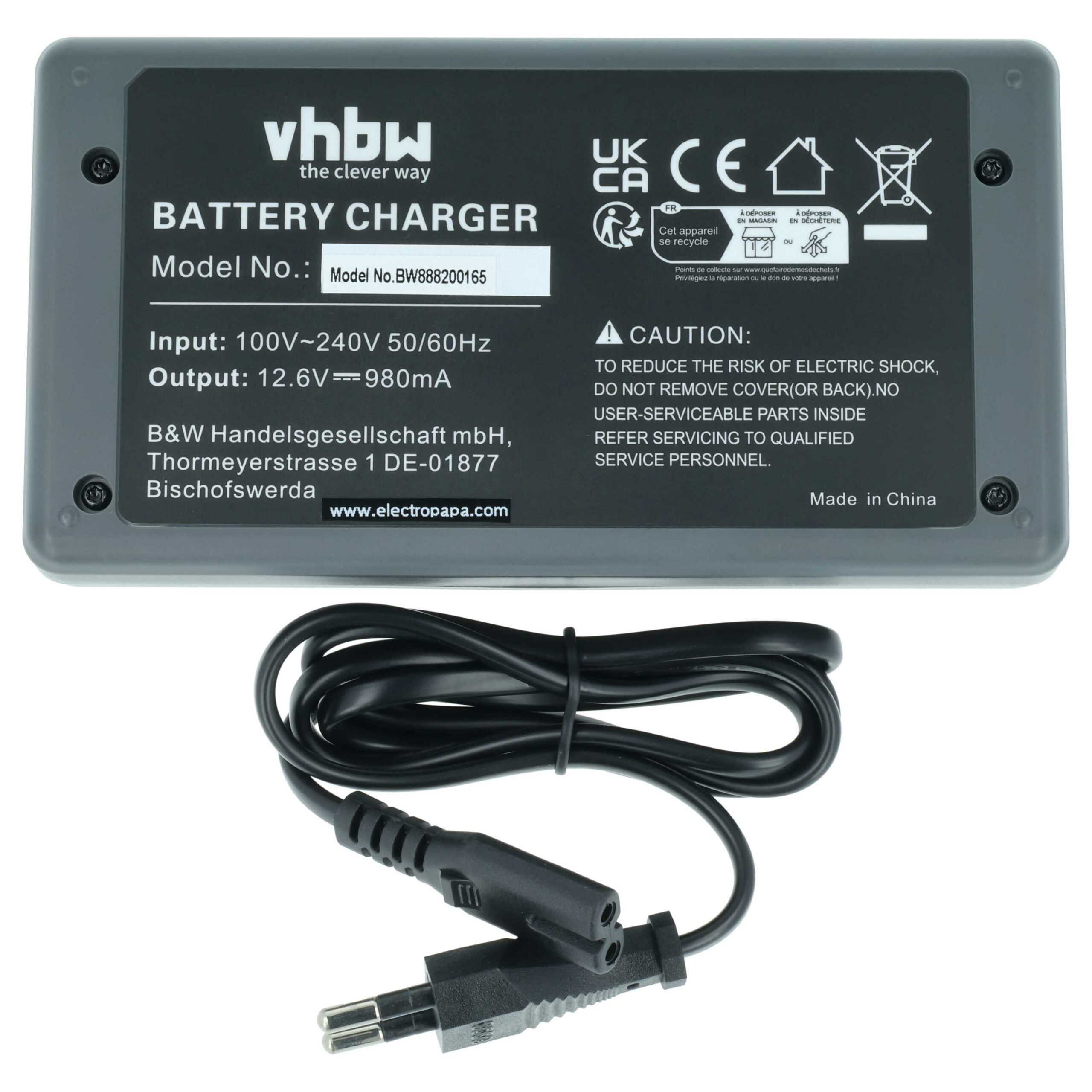 Carregador de Baterias vhbw para Câmaras Nikon (Compatível MH-26) - Image 3