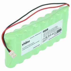 Bateria para Sistema de Alarme Visonic 100729, 103-300672, GP130AAH6BMX, 0-9912-G - 2000 mAh 9.6 V NiMH