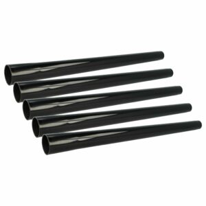 5x Tubo de Aspiração vhbw Compatível Makita 0088381703604, P-72942 para Bosch - 50cm, Preto