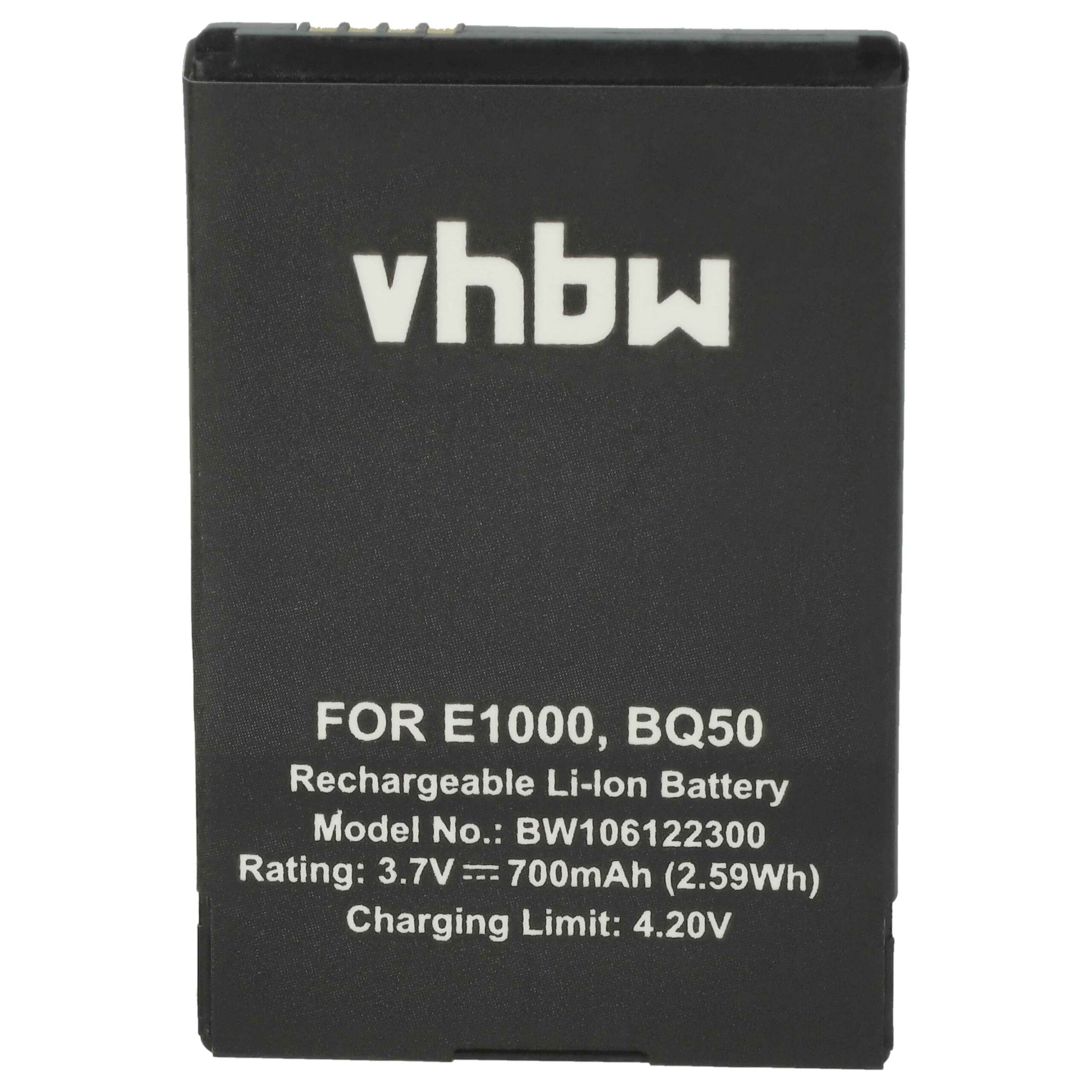 Bateria para Motorola BA250, BQ50, BT50, 77751, 77863, CFNN1037 - 700 mAh 3.7 V Li-Ion vhbw - Image 3
