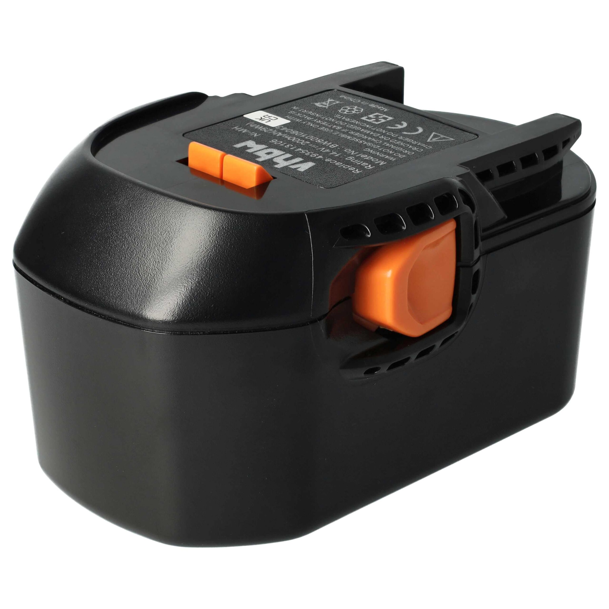 2x Bateria vhbw 2000 mAh 14.4 V NiMH para AEG 4935413106, 4935416790, B1414G, B1415R - Image 2