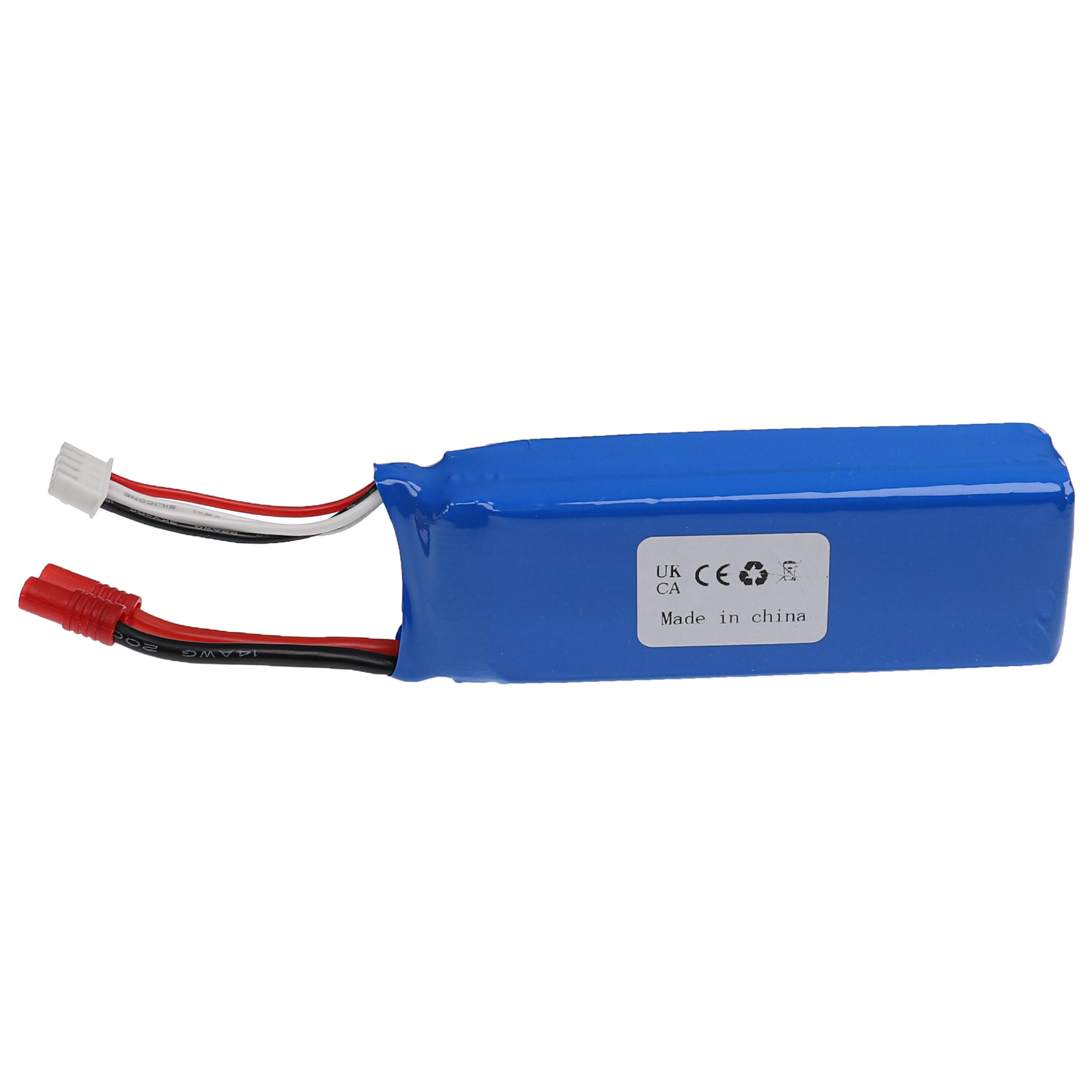 Bateria vhbw 2200 mAh 11.1 V Li-polímero para Modelos RC - Conector 3.5 mm - Image 2