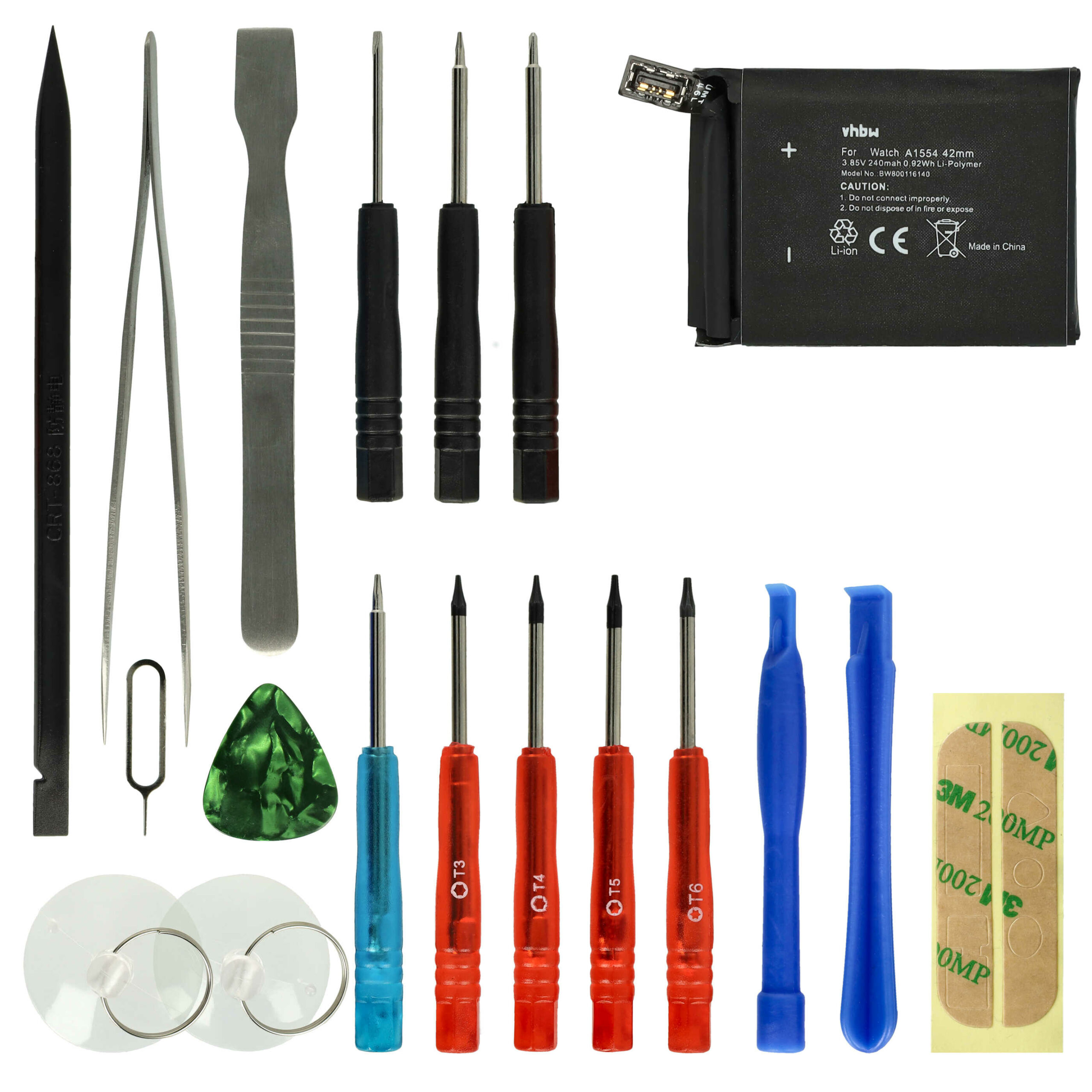 Bateria vhbw para Apple Smartwatch A1579 - 240 mAh 3.85 V Li-polymer + Ferramentas - Image 2