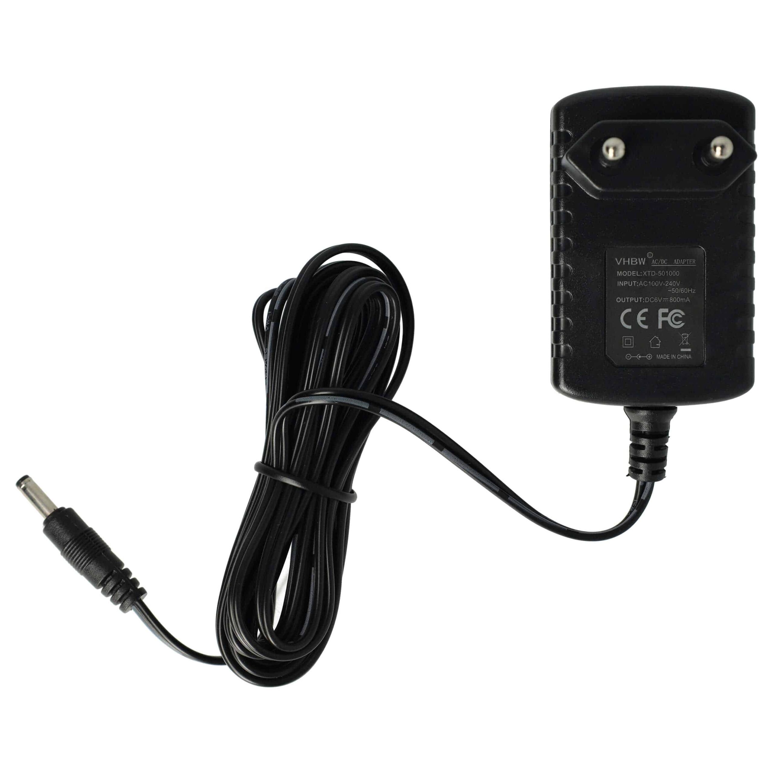 Adaptador de Corrente Mains vhbw para Monitor de Bebé Philips CP1641, CP1640, CP1683, CP1644, CP1643