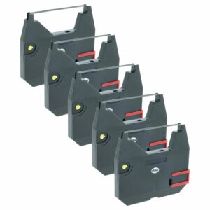 Pack 5x Fita de Tinta Compatível 2737SC, 153C para Impressoras Panasonic Matriz de Pontos e Recibos - Preto