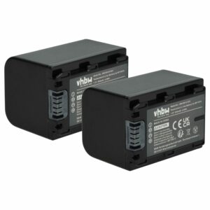 Bateria vhbw para Câmara Sony - Substituição NP-FH50, NP-FH100, NP-FH70, NP-FH40 - 950 mAh 7.2 V Li-Ion (Pack 2x)