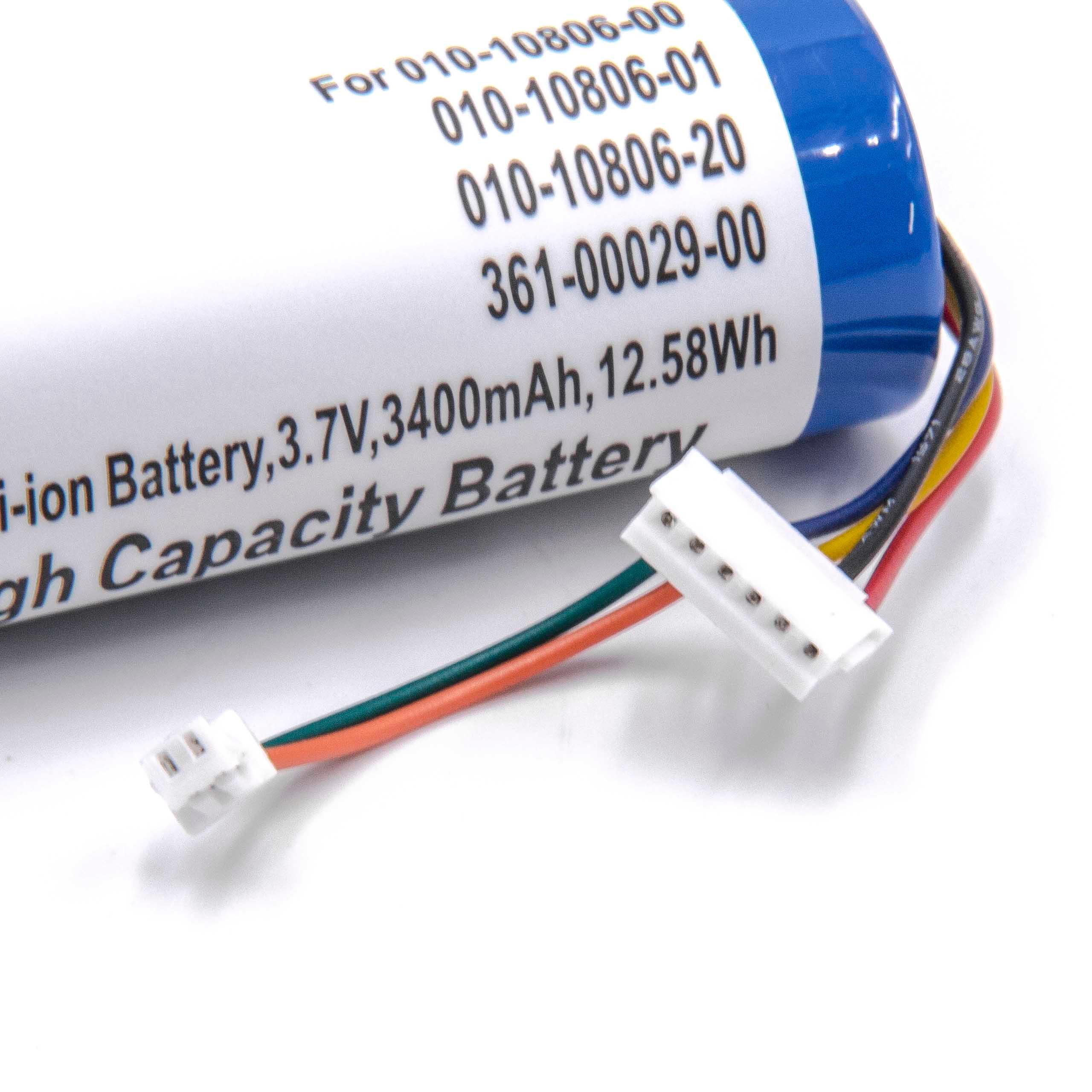 Bateria vhbw compatível com Garmin 010-10806-20, 010-10806-00, 010-10806-01 - 3400 mAh 3.7 V Li-Ion - Image 2