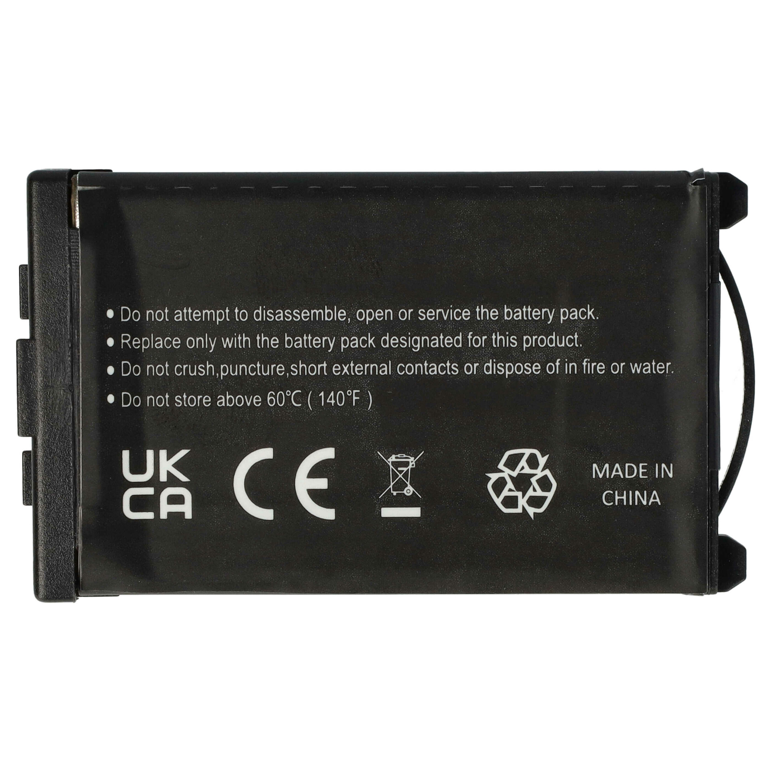 Bateria vhbw 3x para Aastra A600ST1, Mitel telefone fixo — 800 mAh 3.7 V Li-Ion - Image 2