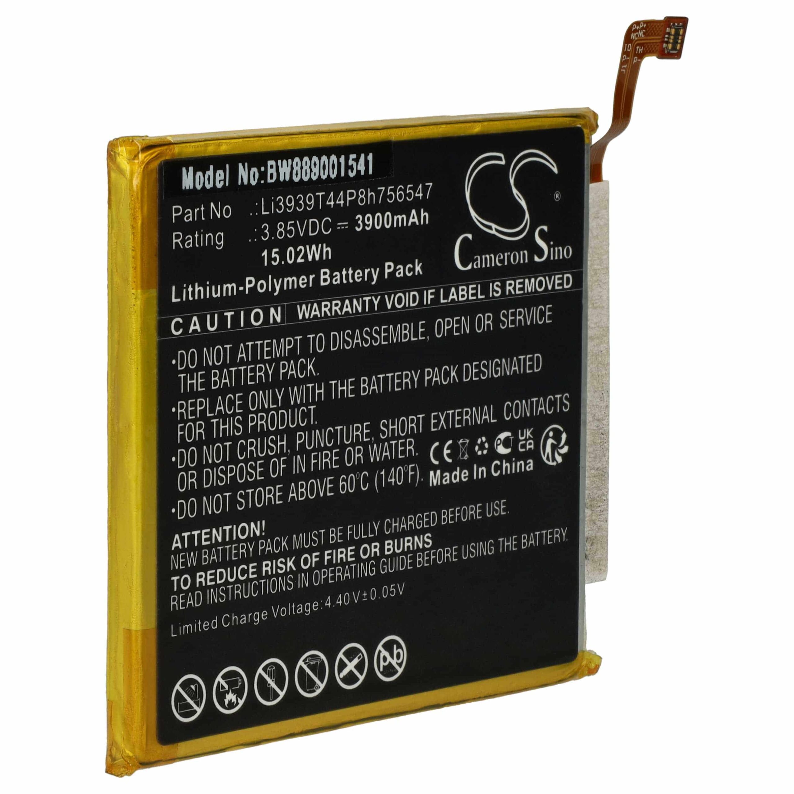 Bateria para ZTE Axon 10 Pro - 3900 mAh 3.85 V Li-polímero vhbw - Image 3