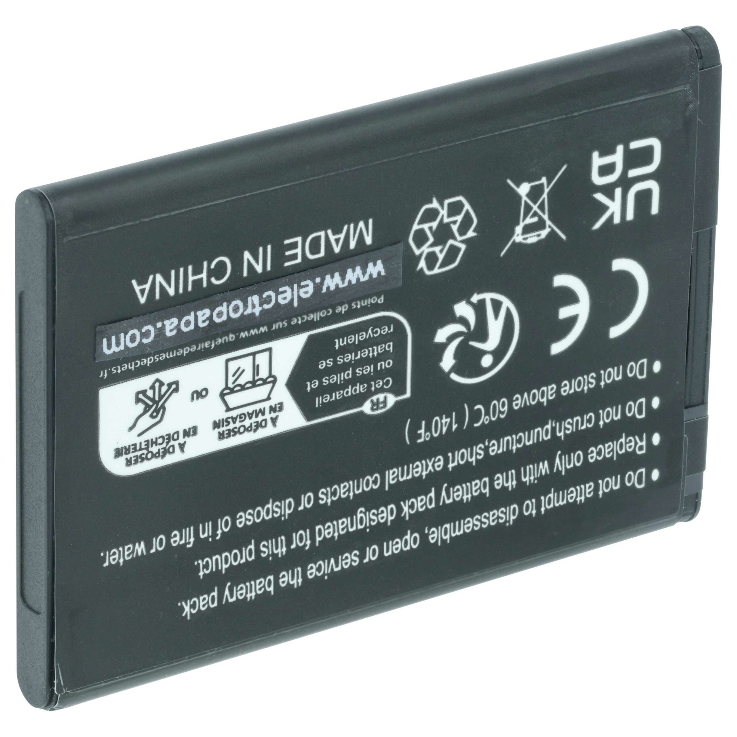 Bateria vhbw 1500 mAh 3.7V Li-Ion para Panasonic KX-PRA10EX, KX-PRA10 - Image 2