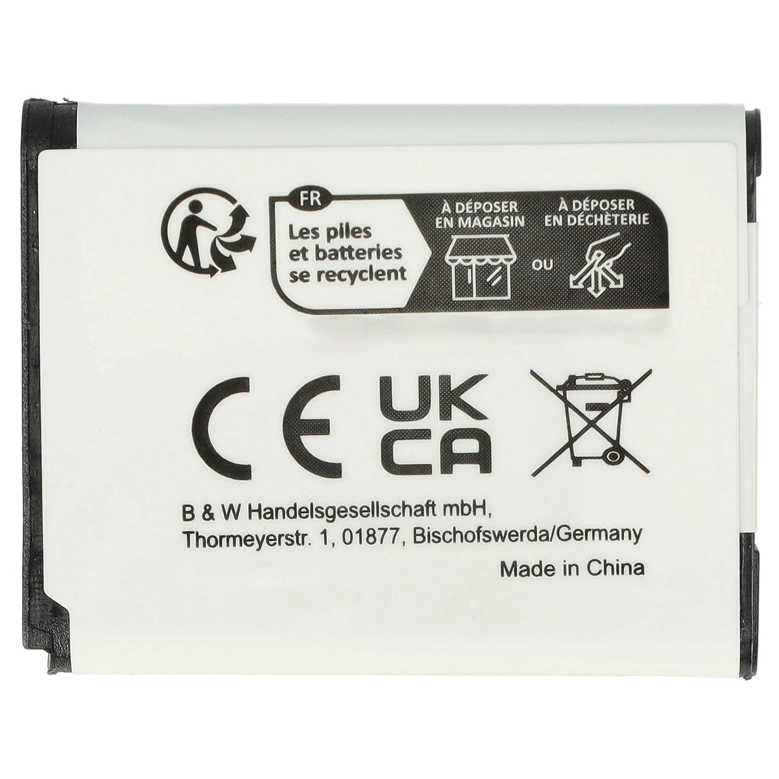 Bateria vhbw compatível com Nikon EN-EL19 - 600mAh, 3.7V, Li-Ion - Image 4
