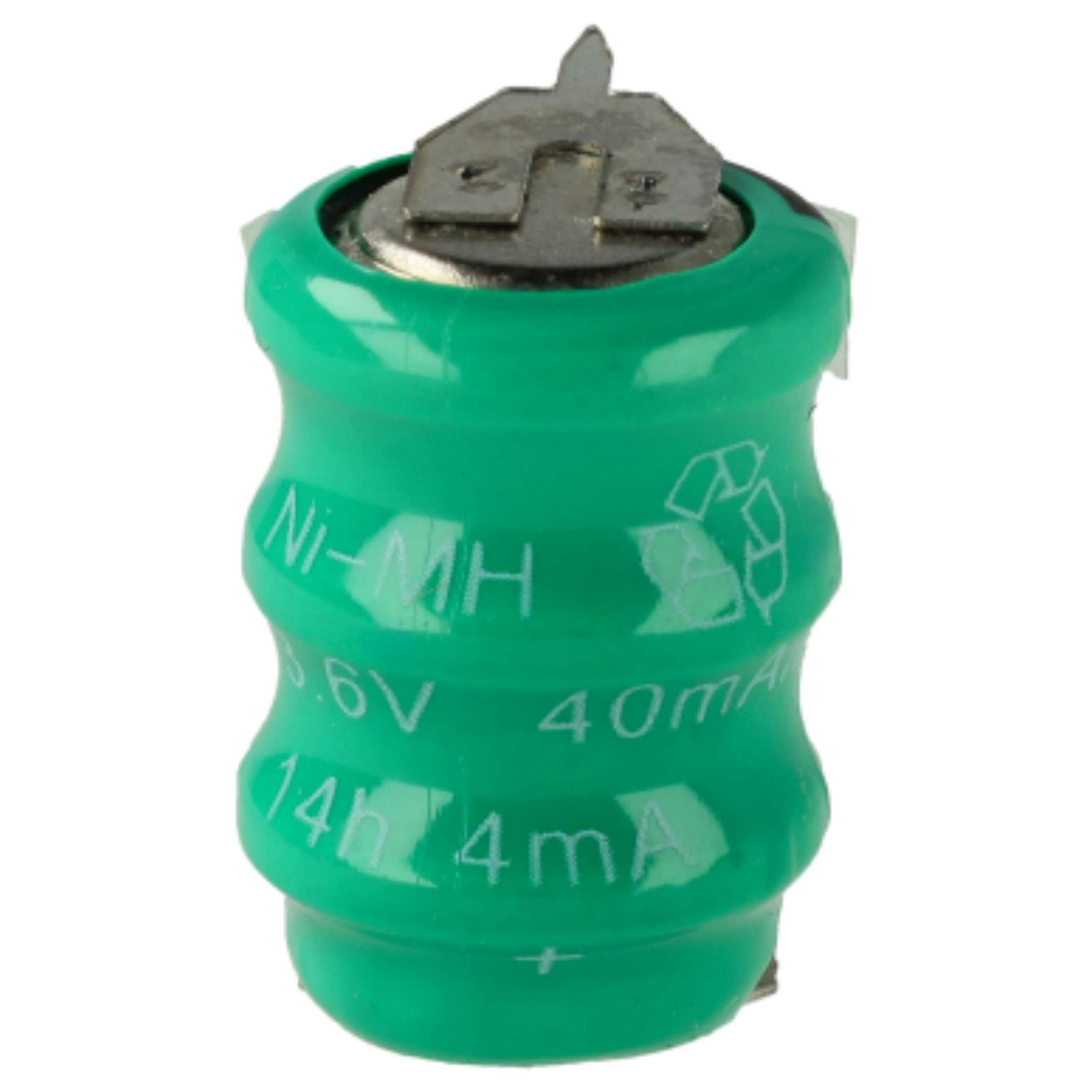 10x Pilhas Botão Recarregáveis V40H 3 Pinos 40 mAh 3.6V NiMH vhbw - Image 4