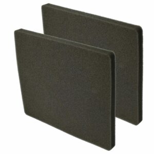 2x Filtro de Escape/Filtro de Esponja vhbw Compatível Electrolux 1180215012