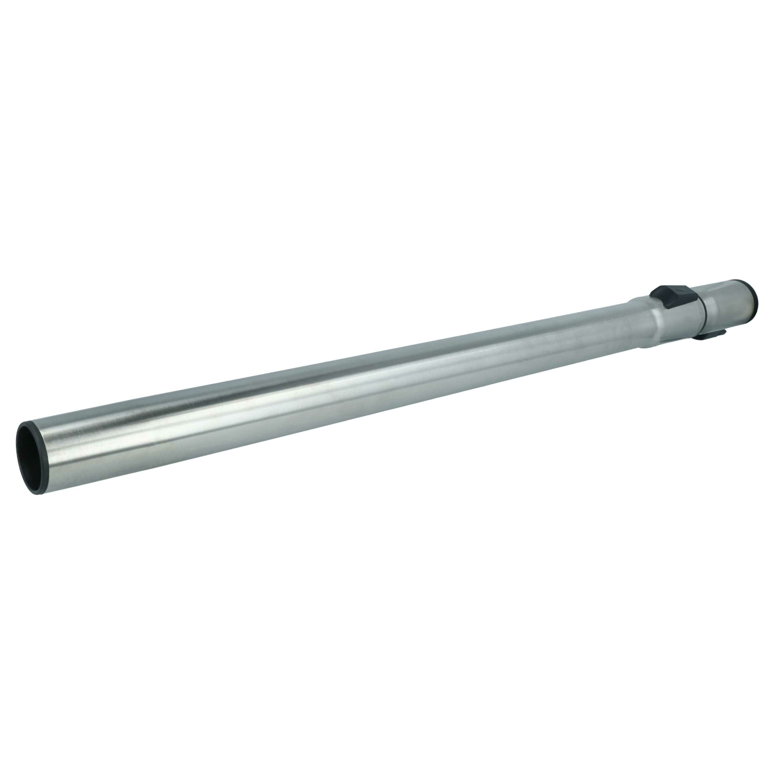 Tubo telescópico para aspirador Miele S8360, S360, S380 - 60-100cm - alumínio preto/prata vhbw - Image 2