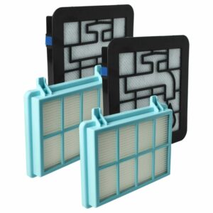 Conjunto de 6 Filtros vhbw para Aspirador Philips 432200494471