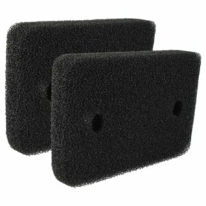 2x Filtro fino de substituição para máquina de secar roupa Miele 07070070 vhbw