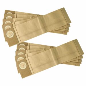 Conjunto de 10 Sacos para Aspirador vhbw compatível com Johnson Diversy 8502.16 e Alto - Papel de Filtro