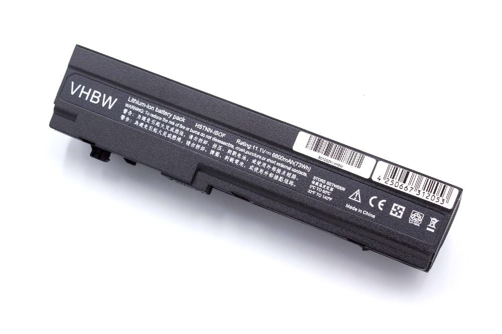 Bateria para Portátil HP compatível com 535808-001, 532496-541, 532492-111, 513130-321 - 6600 mAh 11.1 V Li-Ion
