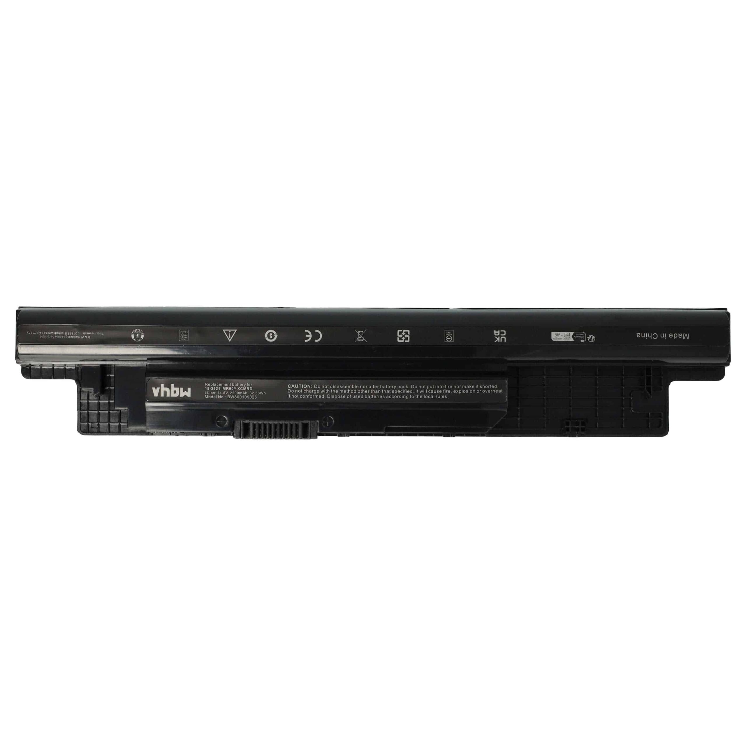 Bateria vhbw para Dell Notebook 312-1387, 24DRM, 0MF69 - 2200 mAh 14.8 V Li-Ion - Image 3
