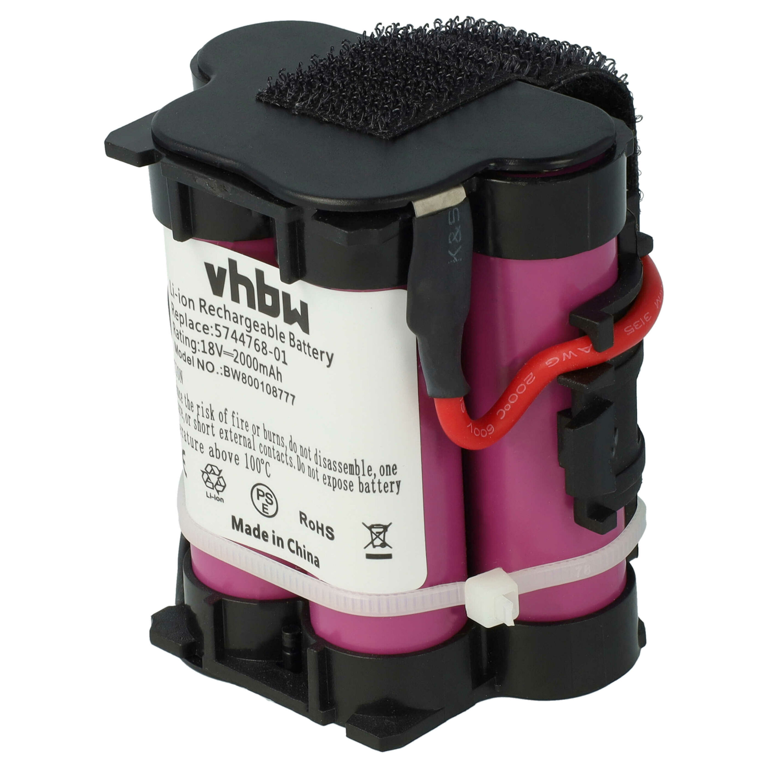 Bateria vhbw 18V 2000 mAh Li-Ion para Gardena R40Li, Husqvarna Automower, Flymo 1200R - Image 3