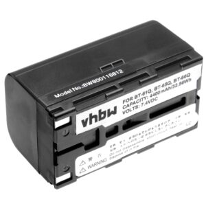 Bateria vhbw compatível com Topcon BT-61Q, BT-65Q, BT-66Q - 4400 mAh 7.4 V Li-Ion