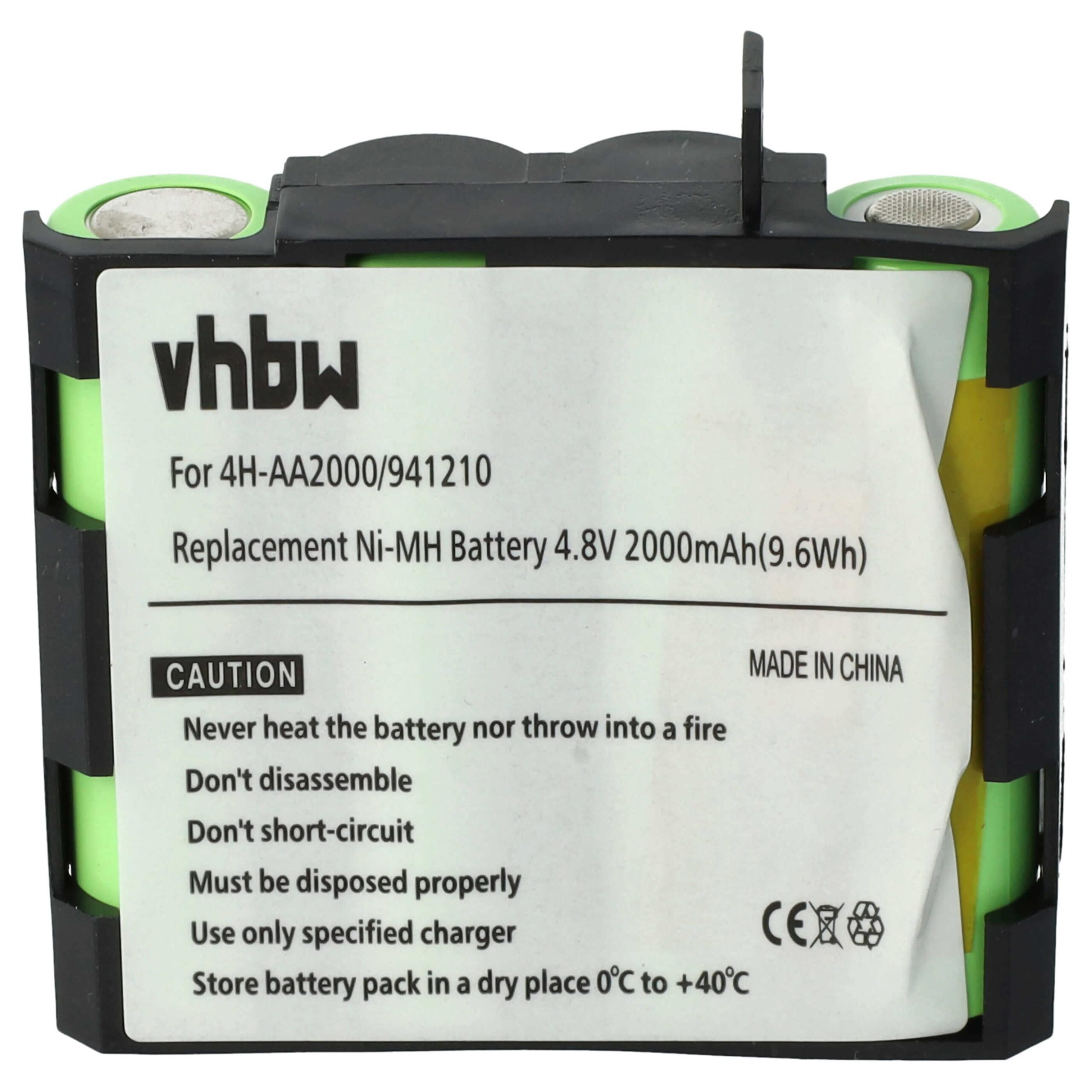 Bateria vhbw para Compex Edge, Energy, Fit - 1500 mAh 4.8 V NiMH - Image 3