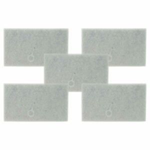 5x Filtros de Escape vhbw para Aspirador Philips CP1102/01 300004479401