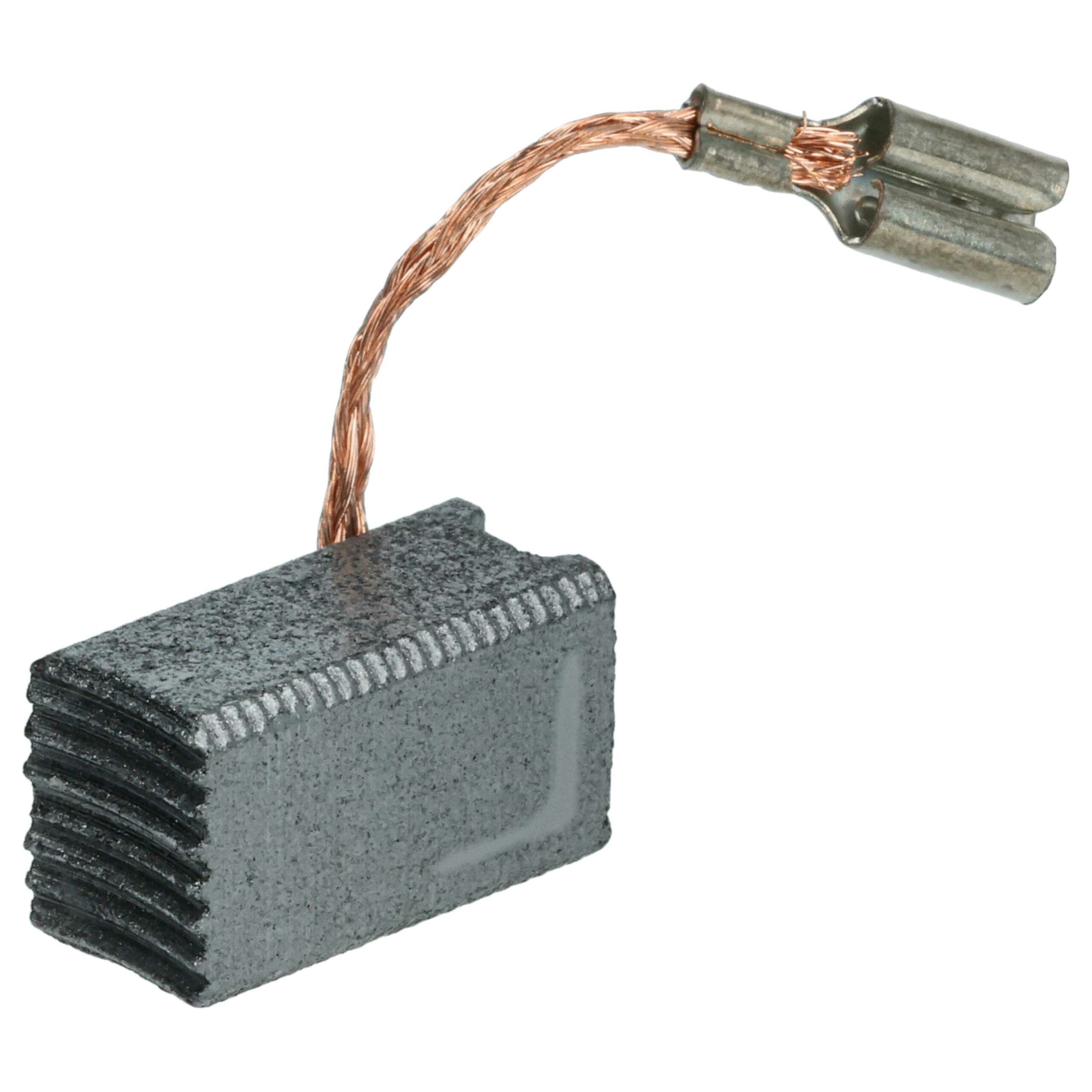 2x Escovas de Carvão vhbw para Bosch 250 CE 3601B30 000 até 080 - 6.5x8x13 mm - Image 3