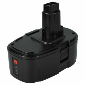 Bateria EXTENSILO para Dewalt DE9096, DE9095, DE9039, DC9096, DC9099 - 18V, 5000 mAh, Li-Ion