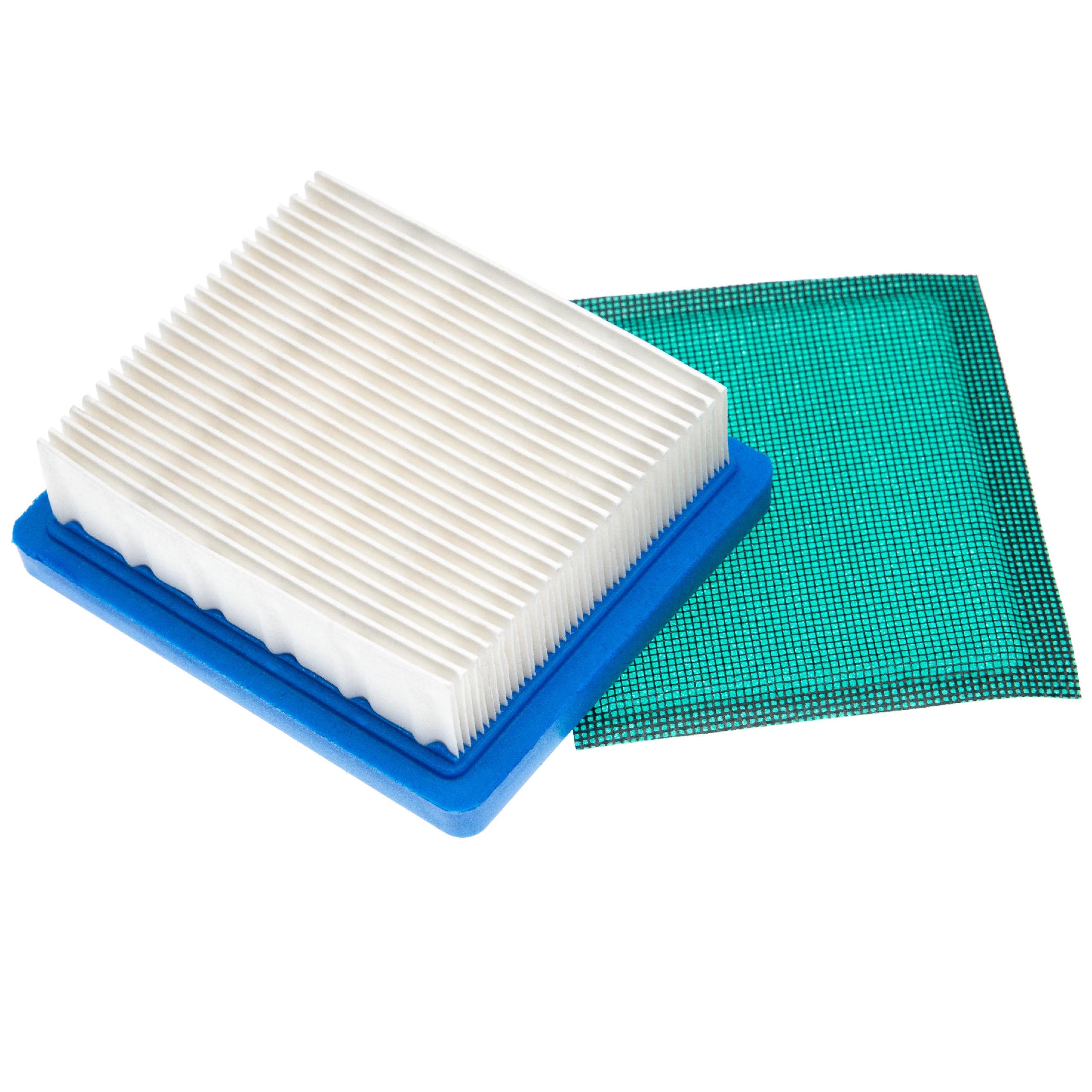 Conjunto de Filtros (1x pré-filtro, 1x filtro de ar) compatível com Tecumseh 36634, 740061, 36046 para motores de cortador de relva Tecumseh