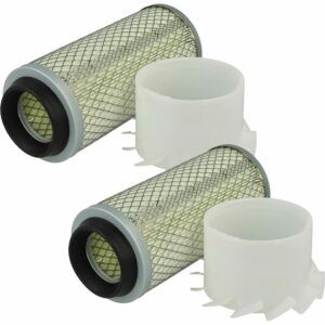 2x Filtro de Ar vhbw compatível com AGCO 33-0111104, 72097407 para Escavadora Hitachi e outros