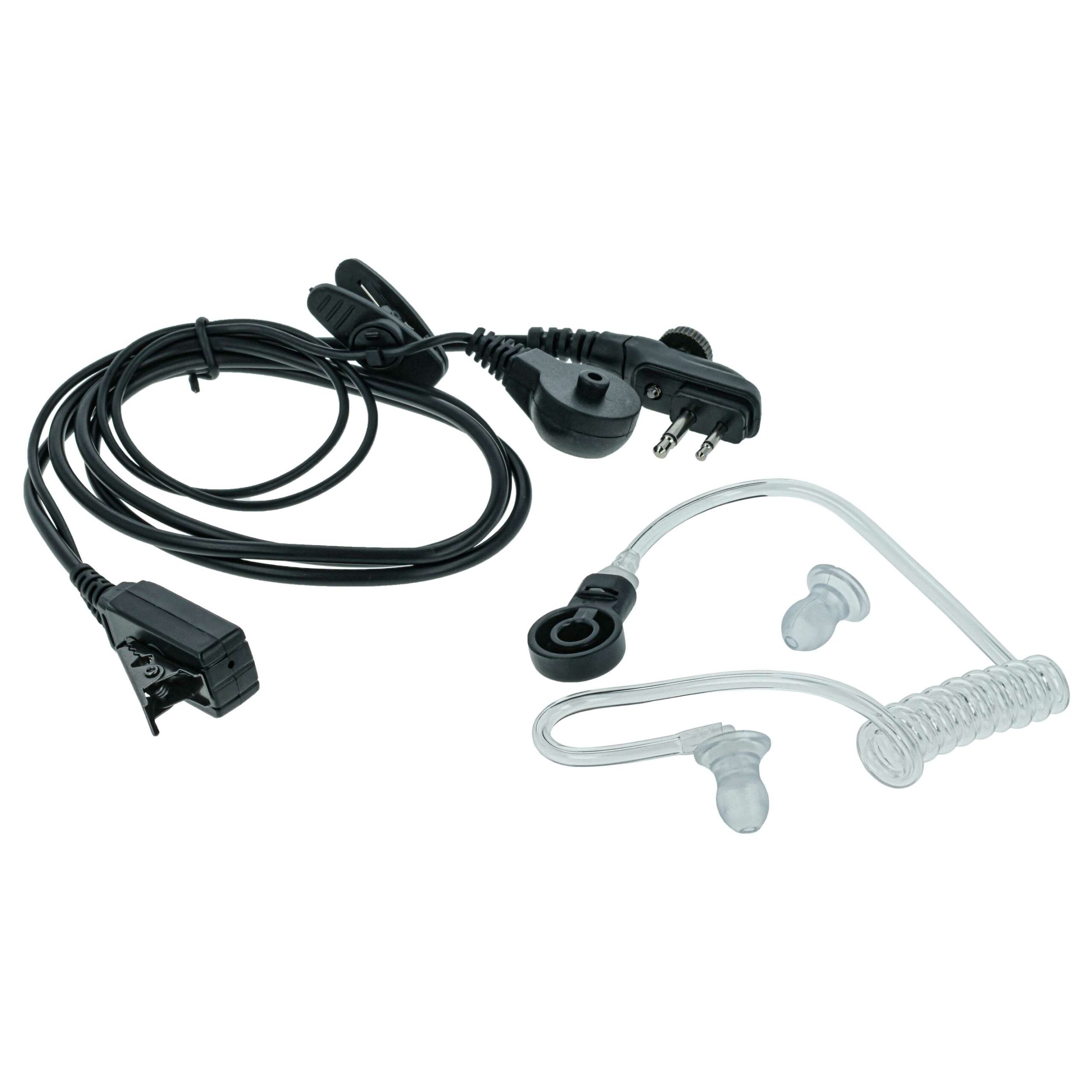 Auricular de Segurança para Rádios Hytera/Hyt PD500 - com Microfone PTT, Clip e Cabo - Image 4