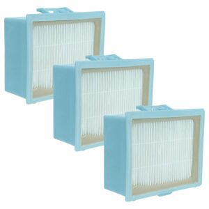 Conjunto de 3 Filtros Substituição Bosch Siemens 579546, 00577148, BBZ159HF, 17001131, GS 20, F1C3X para Aspirador