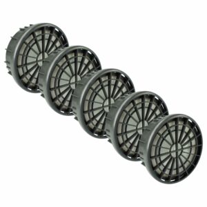 5x Filtros de Substituição vhbw para Aspirador Nilfisk 107402902