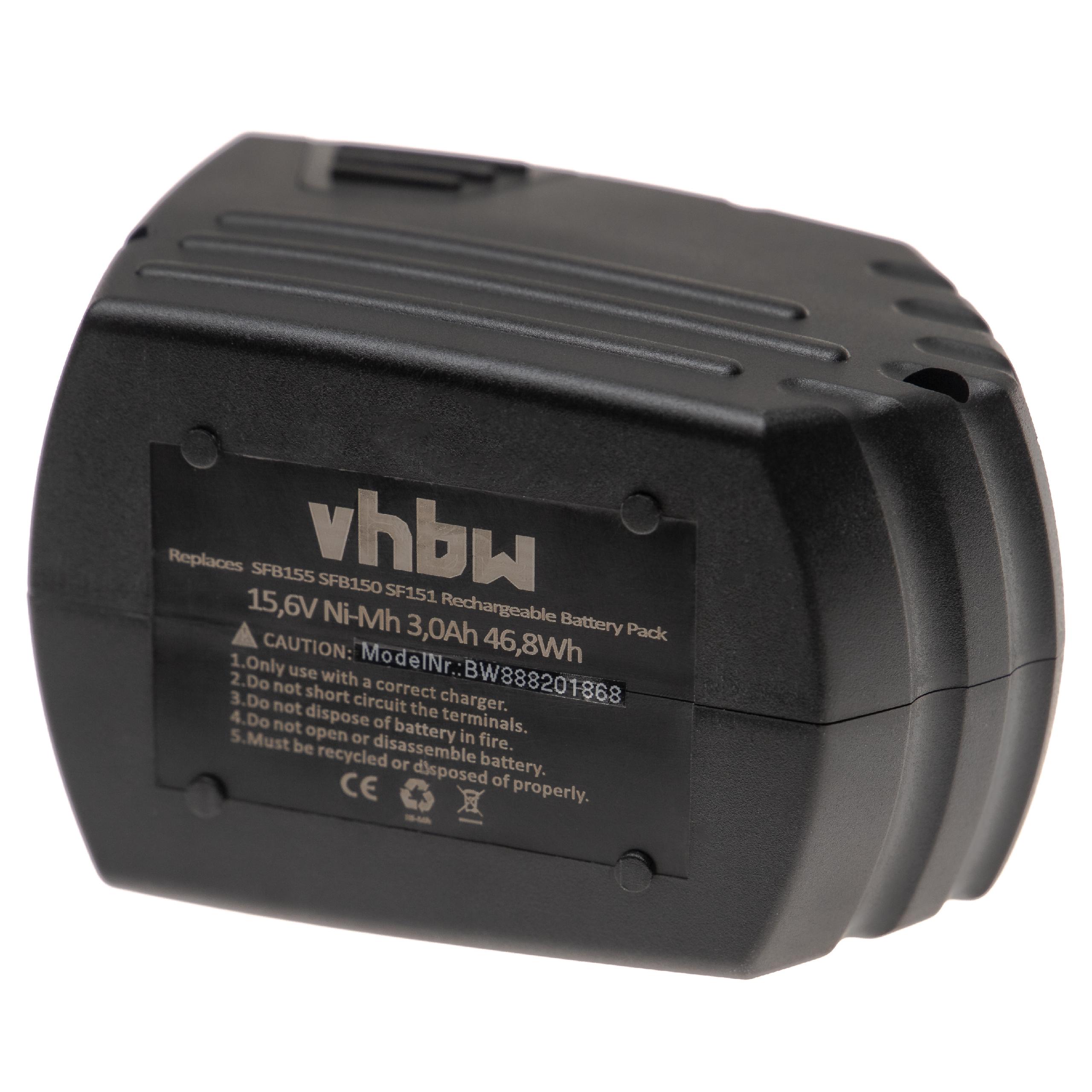 Bateria vhbw para Hilti SFB155, SFB150A, SFB150, SFB151 - 3000 mAh, 15.6 V, NiMH - Image 2