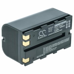 Bateria vhbw compatível com Geomax ZBA200, ZBA400 - 4400 mAh 7.4 V Li-Ion