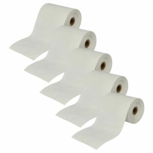 Pack 5x Rolos de Etiquetas Compatíveis Brother RD-M13C5 - 80 mm x 29.3 m