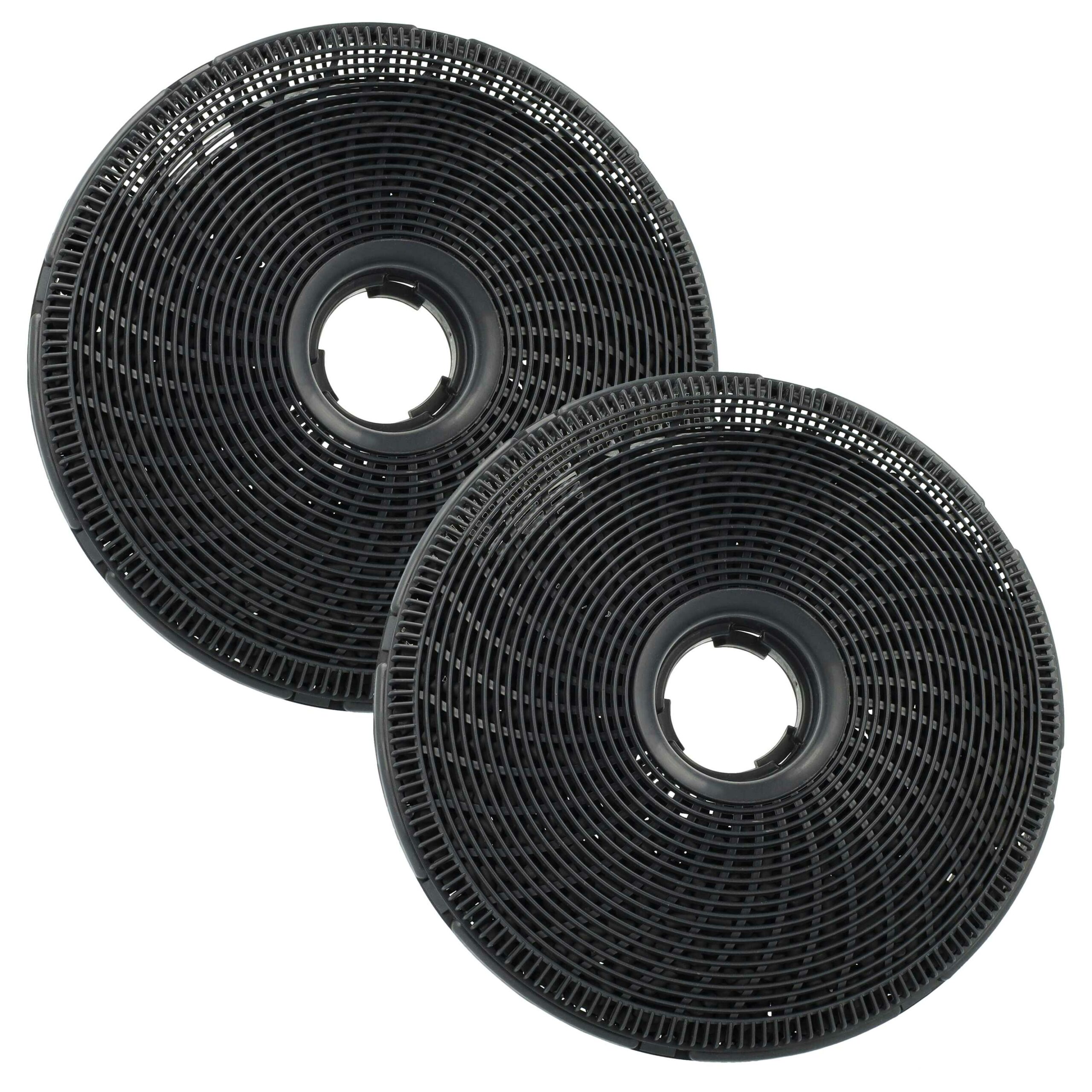 Filtro de Carvão Ativado vhbw para Coifa Zanussi Airlux CR430 - Pack 2 unidades