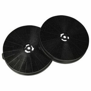2x Filtro de Carvão Ativado de Substituição para Coifa Bomann - 17,5 cm (vhbw)
