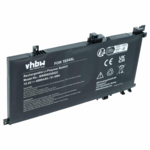 Bateria para Portátil HP 15-AX033TX vhbw - 4000 mAh 15.4 V Li-polymer