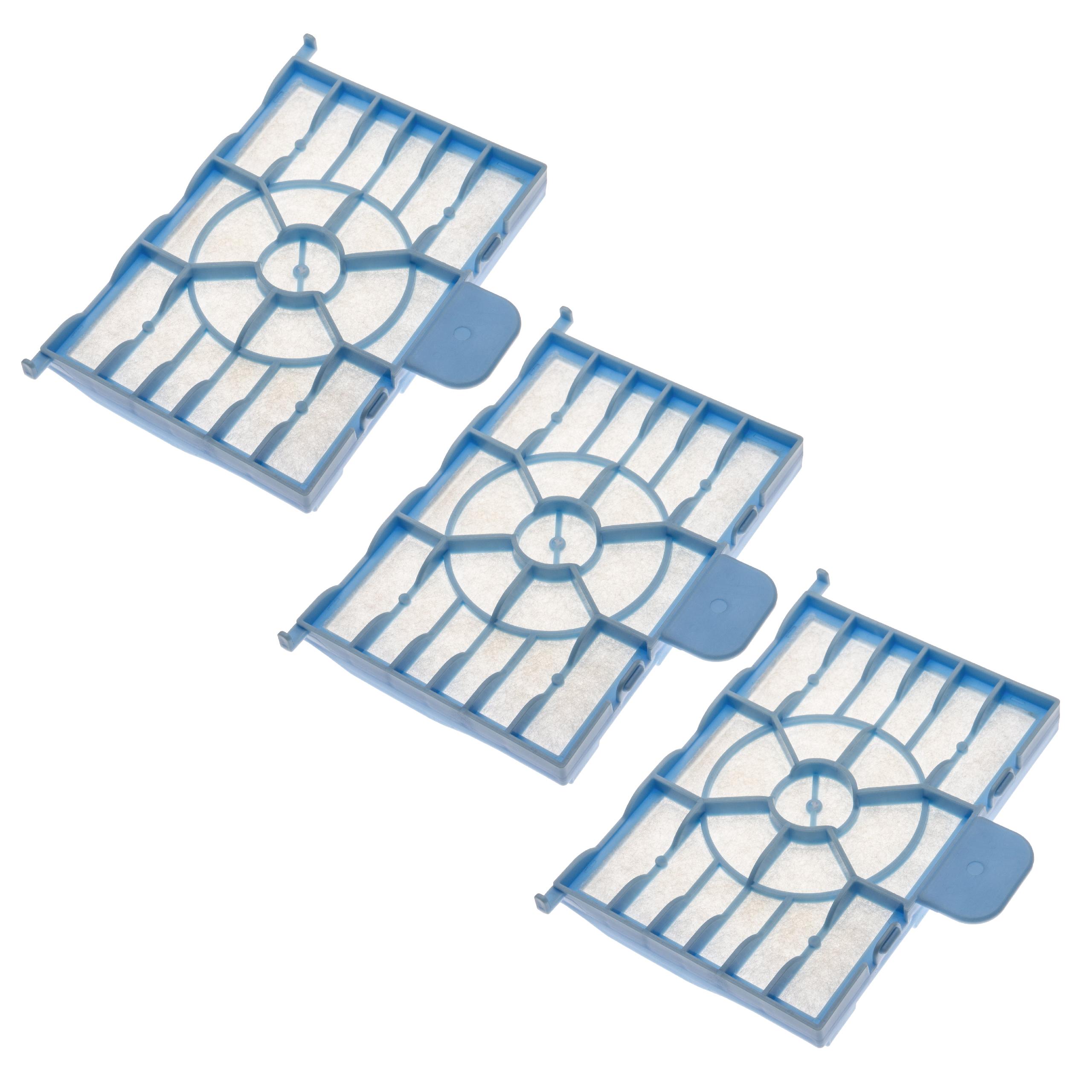 3x Filtro Motor de Substituição vhbw para Aspiradores Bosch e Siemens (Ref. 00577814)