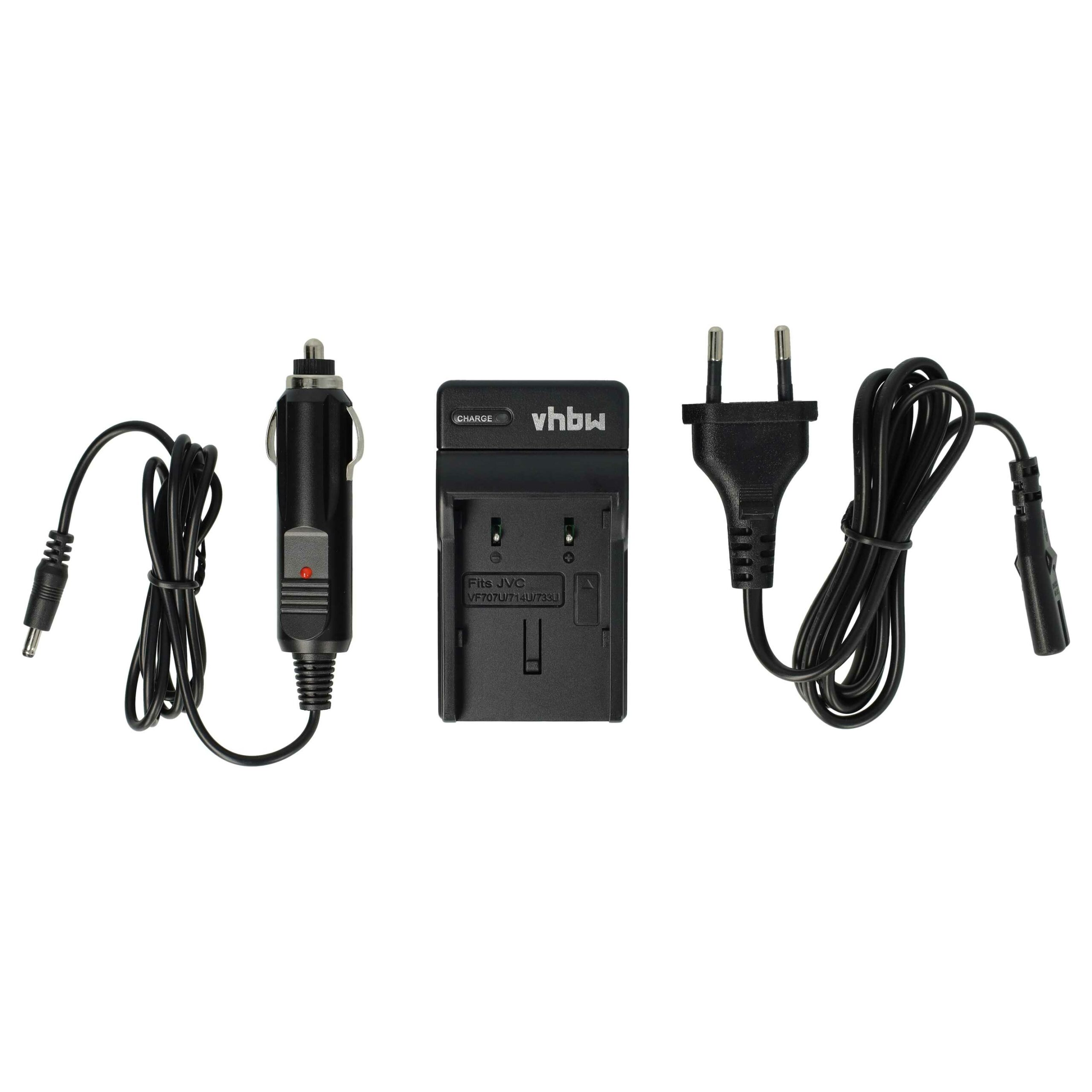 Carregador vhbw para câmara digital JVC GR-D239 - 8.4V 0.6A