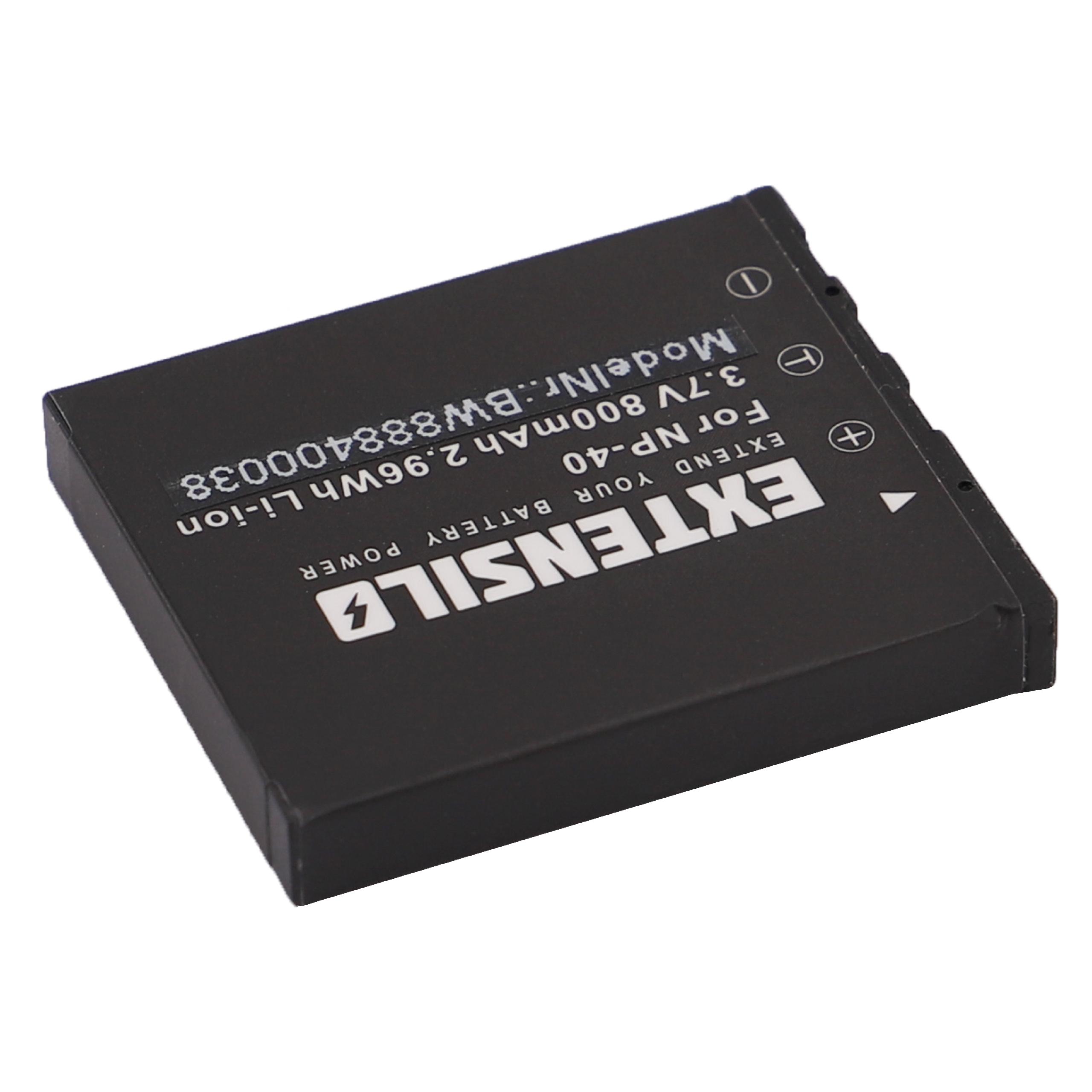 Pack 3 Baterias EXTENSILO compatível Creative CAS101 - 800mAh, 3.7V, Li-Ion - Image 2