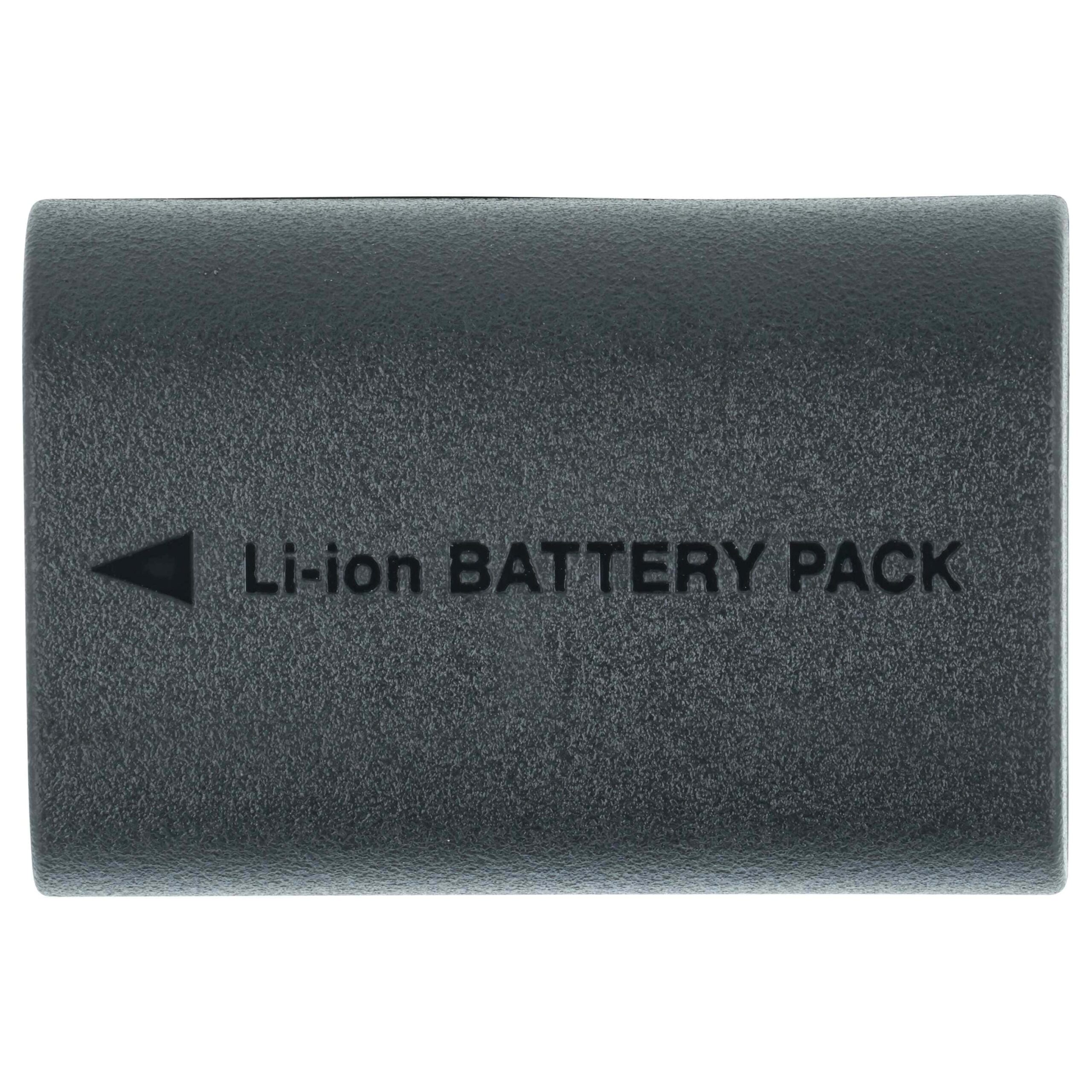 Bateria vhbw compatível com Canon LP-E6 - 1300mAh, 7.4V, Li-Ion com Chip Info - Image 4