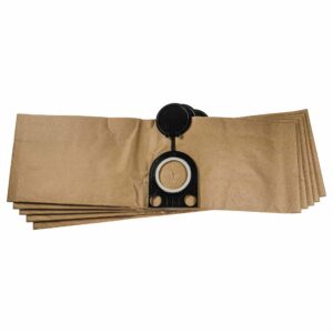 5x Saco para Aspirador Metabo 631754000, 631629000 - Papel vhbw