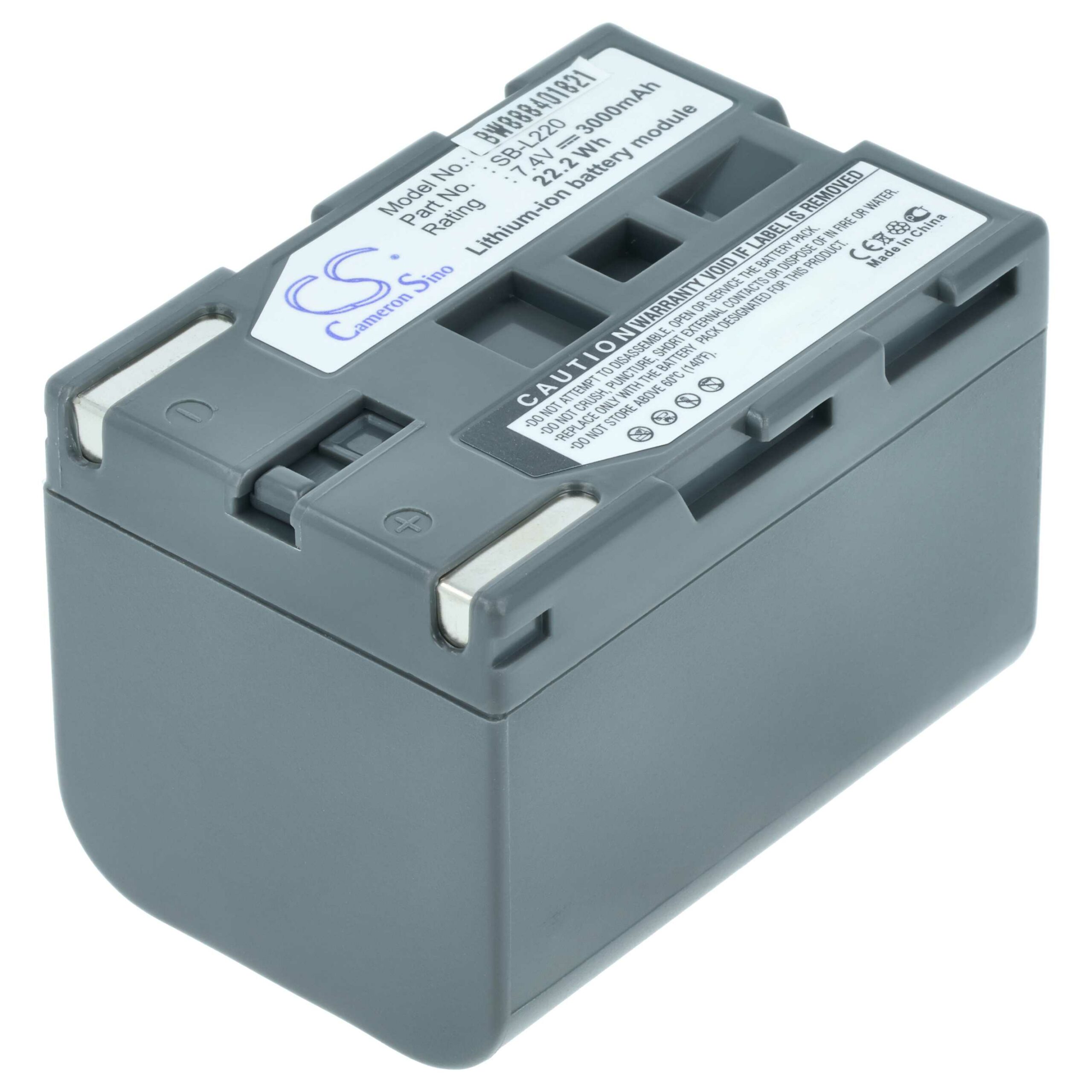 Bateria vhbw para Samsung SB-L70R, SB-L70A, SB-L70, SB-LS70AB, SB-L220, SB-L110 - 3000mAh, 7.4V, Li-Ion