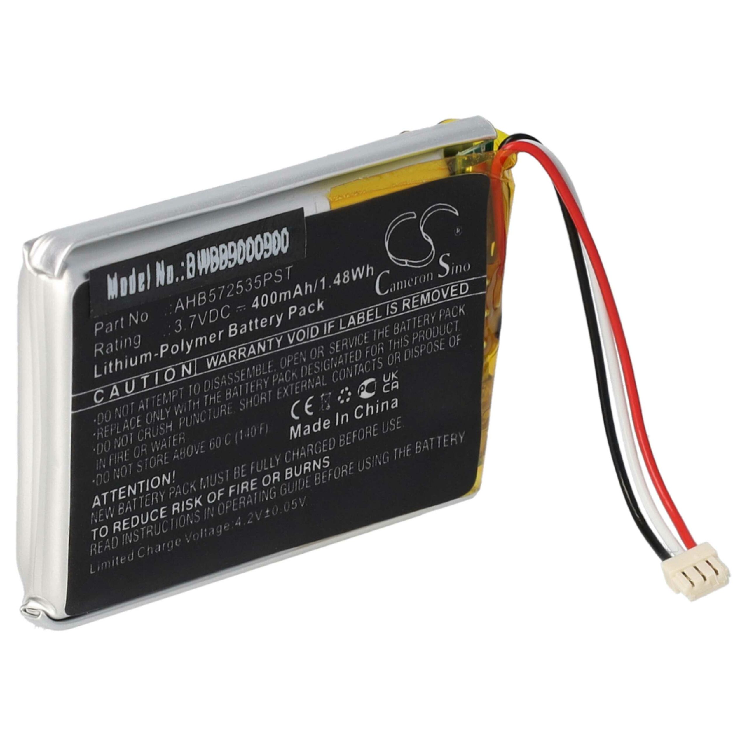 Bateria vhbw para Auscultadores Jabra - 2 Unidades (400 mAh, 3.7V, Li-polymer) - Image 3